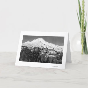 Cartão Timerline Lodge e Mt. Hood Fotografia