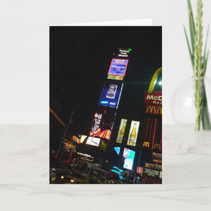 Cartão times square signs