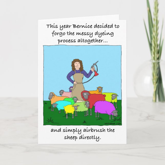 Cartão Tingimento Inovador de Fios (Frente)