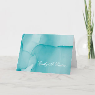 Cartão Tinta Azul-Cria Contemporânea Dobrada