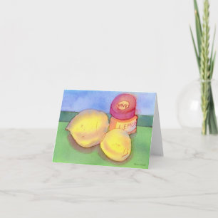 Cartão Tinta e Limões Notecard