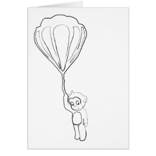 Cartão tinta macaca