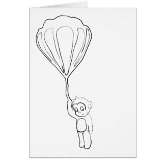 Cartão tinta macaca