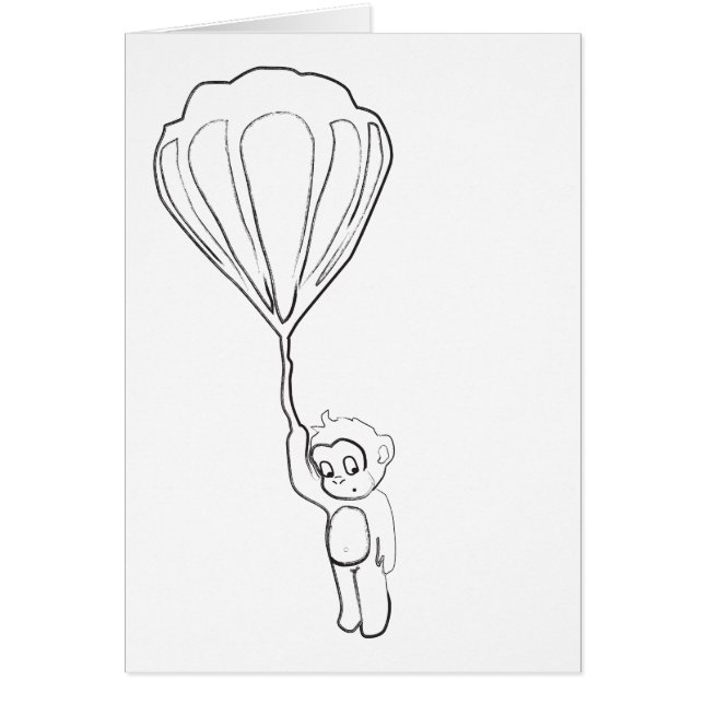 Cartão tinta macaca (Frente)