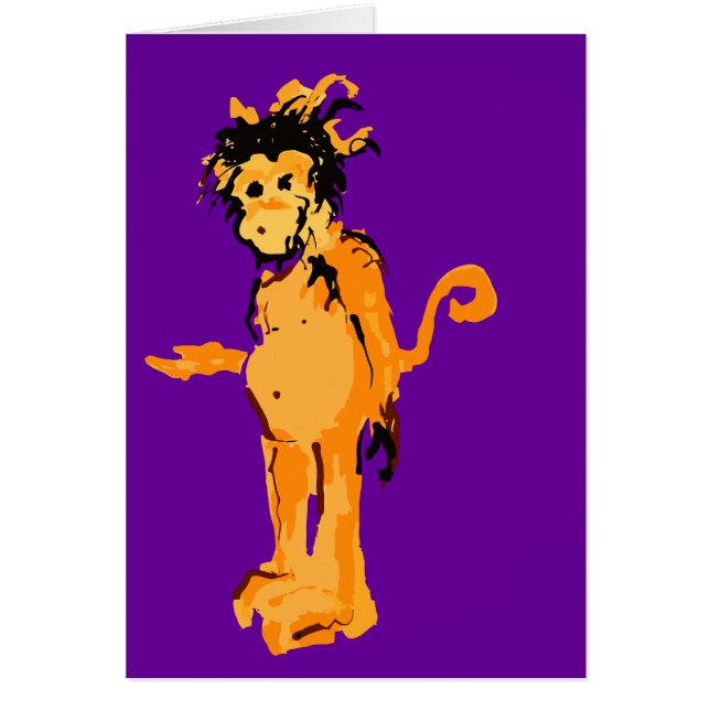 Cartão tinta macaca (Frente)