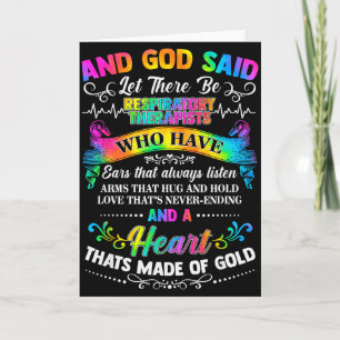 Cartão Tinta Tie Dye E Deus Disse Haja Terapeutas Respira