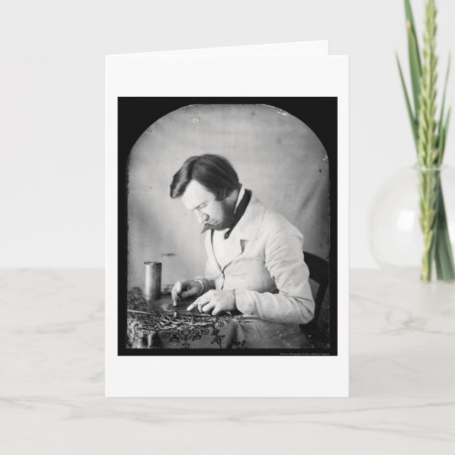 Cartão Tinworker Daguerreotype 1853 (Frente)