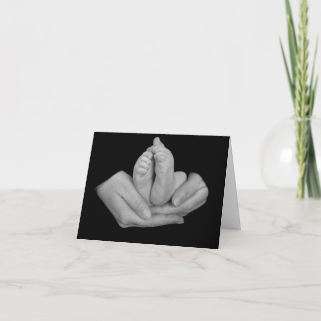 Cartão Tiny Feet (Frente)