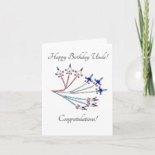Cartão Tio Birthday Card White