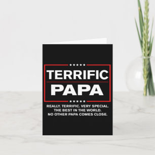Cartão Tio - Engraçado Donald Trump Excelente Papa