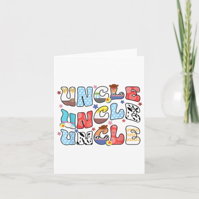 Cartão Tio Toy Engraçado História Vovô Dia de os pais Mãe (Frente)