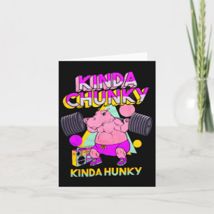 Cartão Tipo Chunky Kinda Hunky