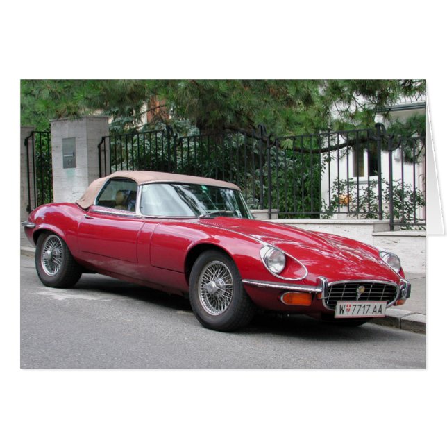 Cartão Tipo Jaguar E (Frente Horizontal)