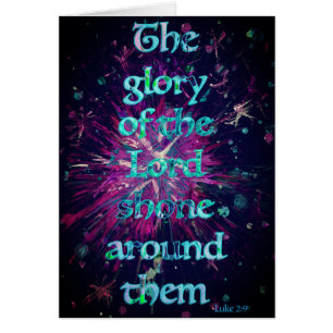 Cartão Tipografia de bíblia de Natal