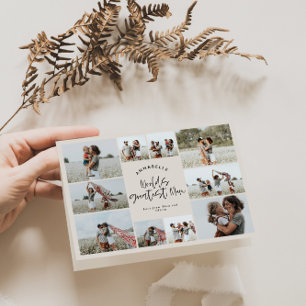 Cartão Tipografia multimãe de creme natural moderna