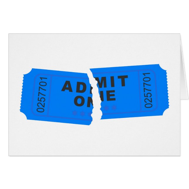 Cartão Tíquete Ripado (Frente Horizontal)