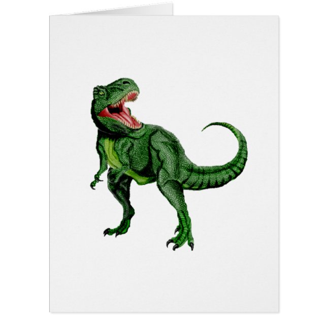Cartão Tiranossauro (Frente)