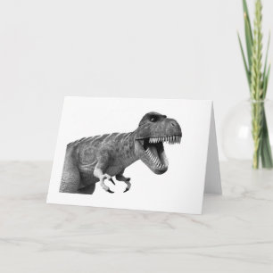 Cartão Tiranossauro Rex