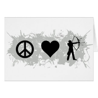 Cartão Tiro ao arco 1