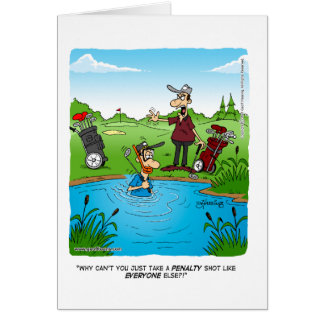 Cartão tiro de pena