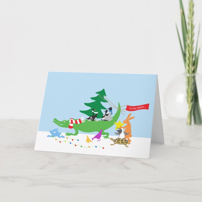 Cartão Tis the Season (Frente)