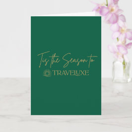 Cartão Tis the Season Holiday Card Green