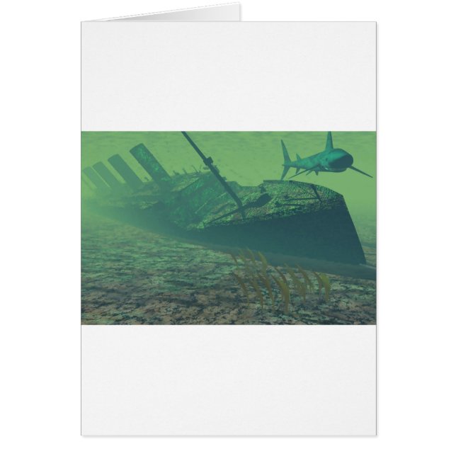 Cartão Titanic-sunk (Frente)