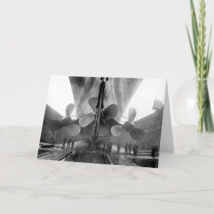 Cartão Titanic's propellers