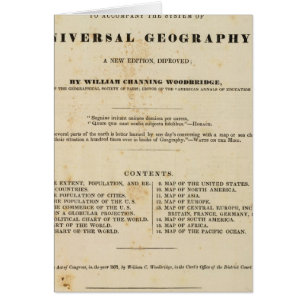 Cartão Título Página Atlas Moderno