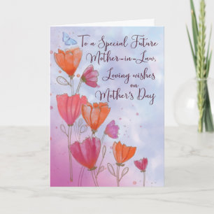 Cartão To Future Mother in Law Mothers Day Love Card