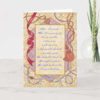 Cartão "To Mom, from Your Son" Mother's Day Card