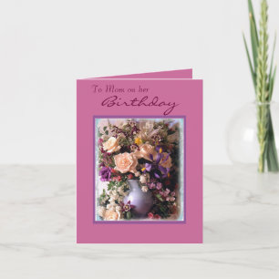 Cartão To Mom on her, Birthday