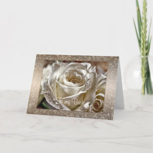 Cartão To my Bride or Husband Wedding Day