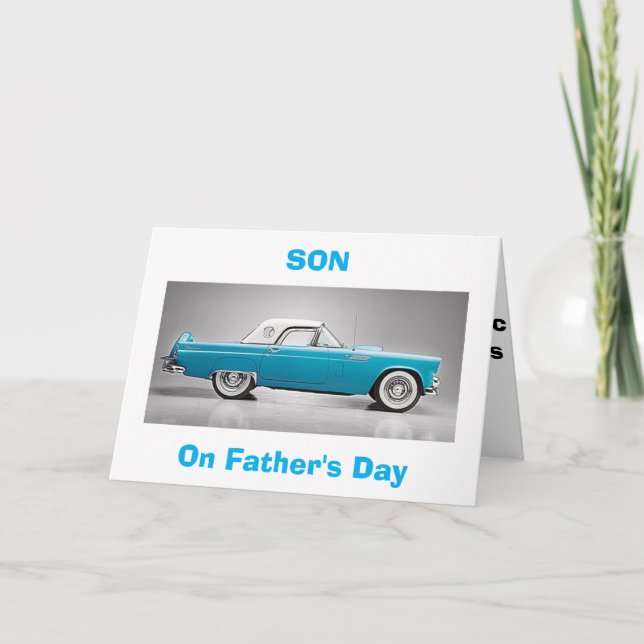 CARTÃO TO MY "CLASSIC SON" ON FATHER'S DAY (Frente)