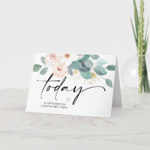 Cartão To My Groom On Our Wedding Day from Bride Married