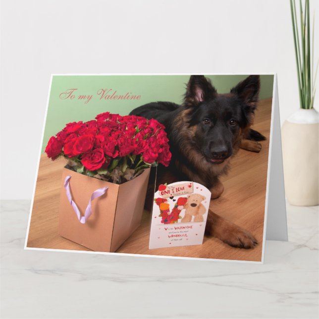 Cartão To my Valentine (Frente)