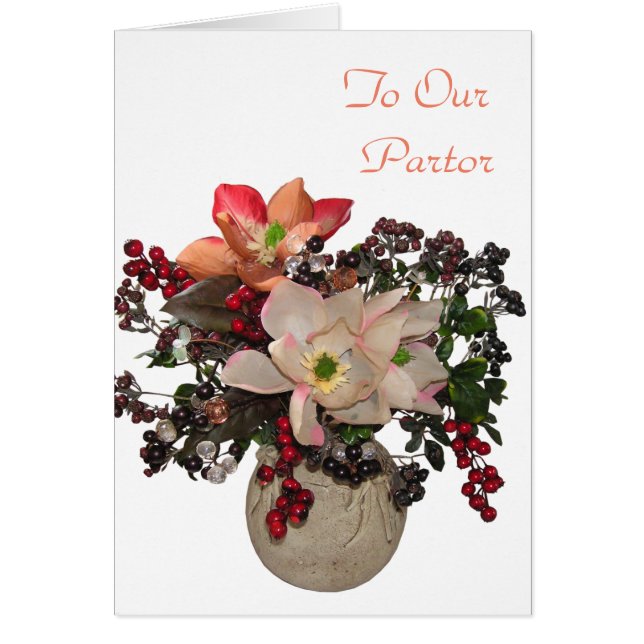 Cartão To our Pastor (Frente)