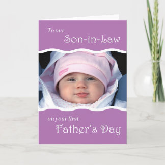 Cartão To Son-in-Law on 1st Father's Day - photo