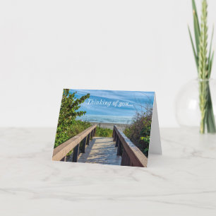 Cartão To The Beach Thinking Of You Card