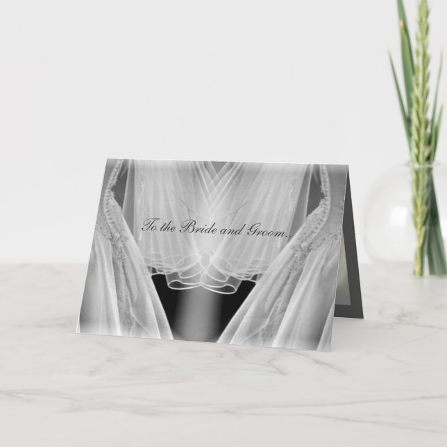 Cartão To the Bride and Groom.. (Frente)