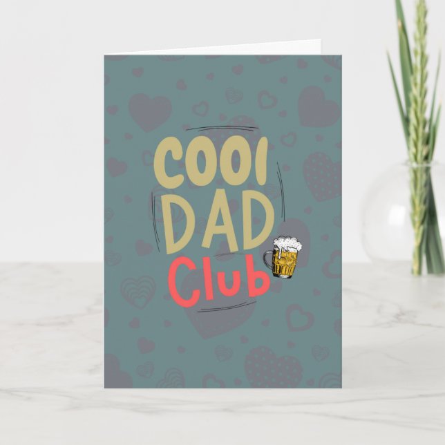 Cartão To the Coolest Dad – Fun Father’s Day Greetings  (Frente)