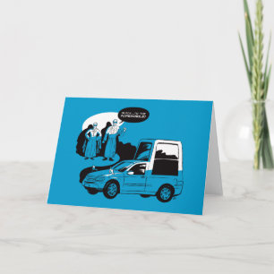 Cartão To The Popemobile! Greeting Card