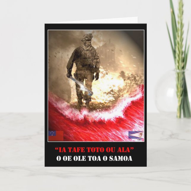 Cartão Toa o Samoa (Frente)