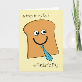 Cartão Toast to Dad on Father's Day Butter Than the Rest
