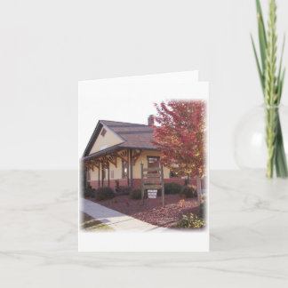 Cartão Toccoa Train Station Greeting Card