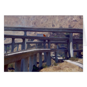 Cartão Toda a casa da ligação das estradas