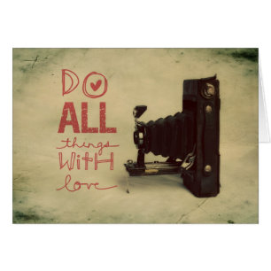 Cartão Todas as coisas com amor