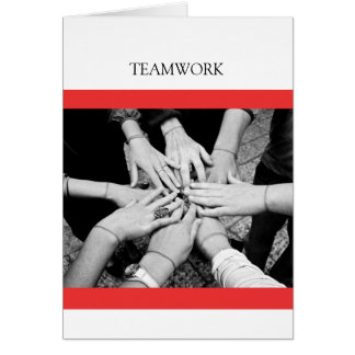 Cartão Todas as mãos dentro