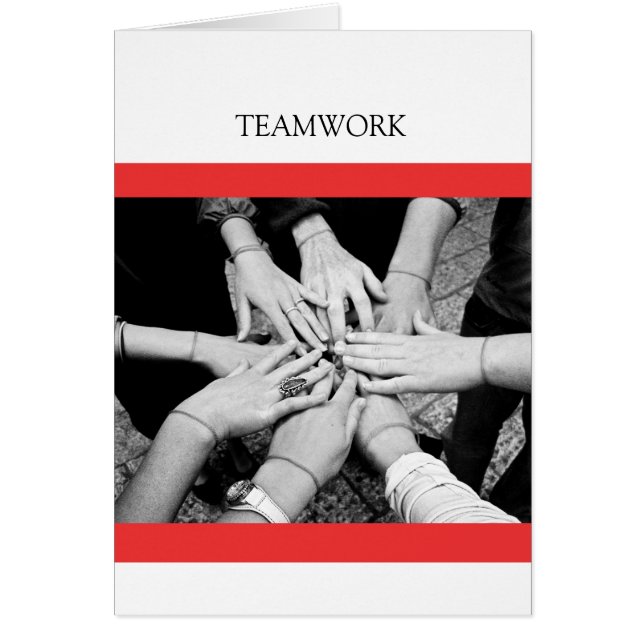 Cartão Todas as mãos dentro (Frente)