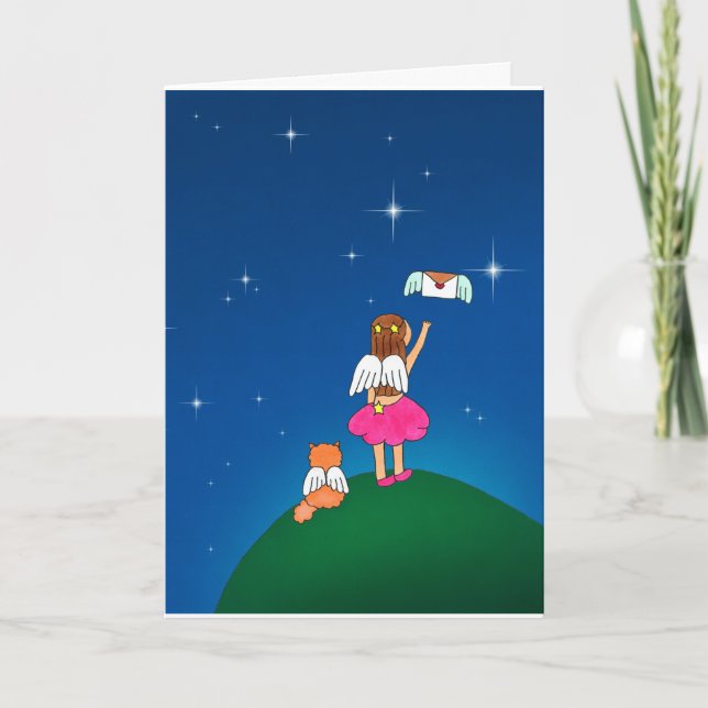 Cartão Todas as Orações Vão para o Céu (Frente)